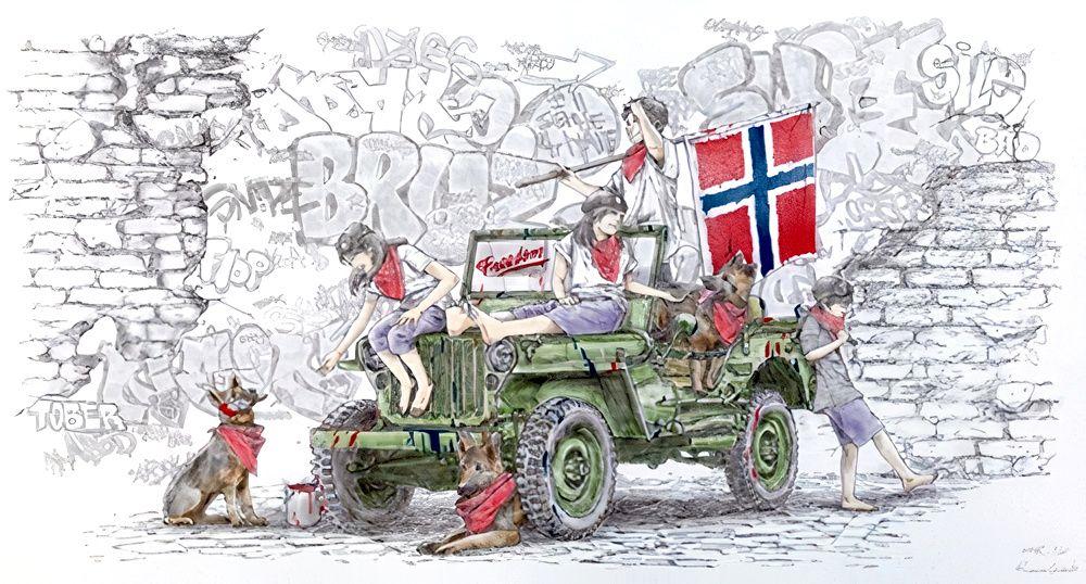 Artwork - Freedom Fighters (Norway)