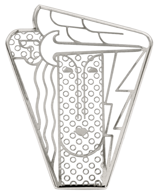 Artwork - Modern Head' Enamel pin