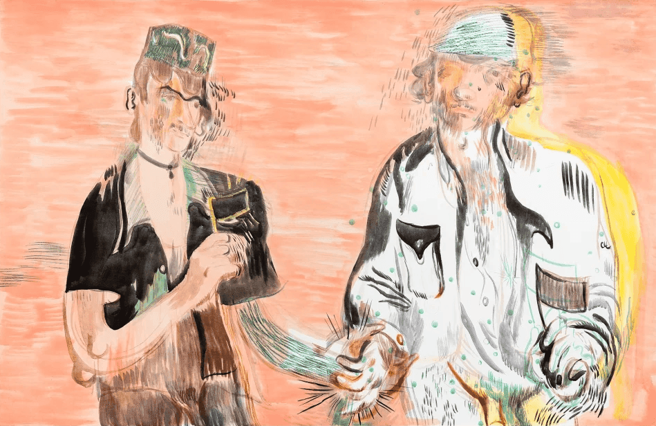 Artwork - Citizens with Flags