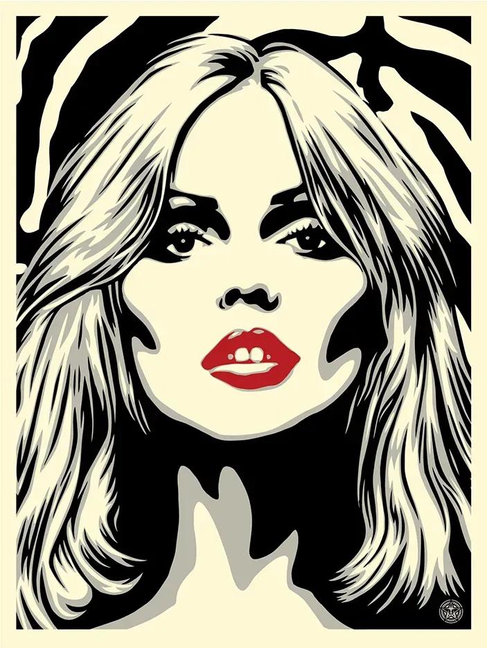Artwork - Debbie Harry Zebra Skin