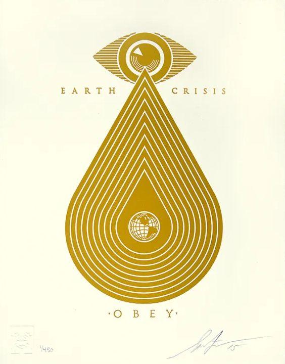 Artwork - Earth Crisis Yellow (Letterpress)
