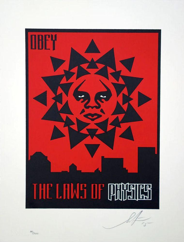 Artwork - Laws of Physics (Letterpress)