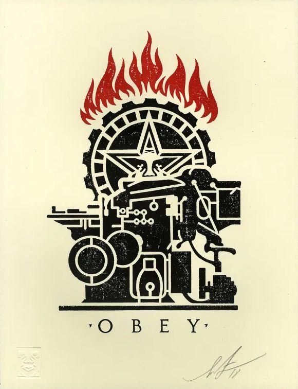 Artwork - Obey Printing Press (Letterpress)