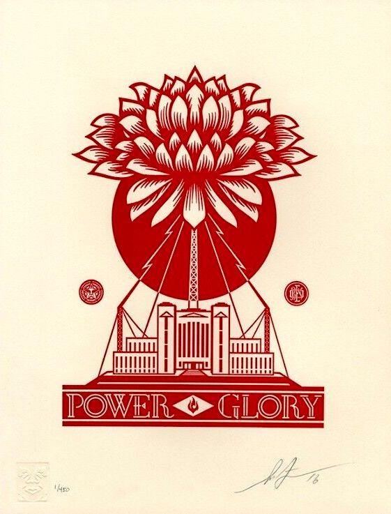 Artwork - Power and Glory (Letterpress)