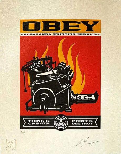 Artwork - Print & Destroy (Letterpress)