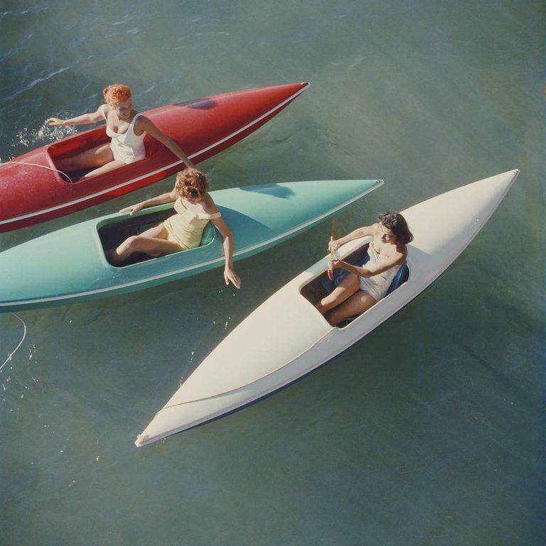 Artwork - Lake Tahoe Canoes, 1959 (Medium)