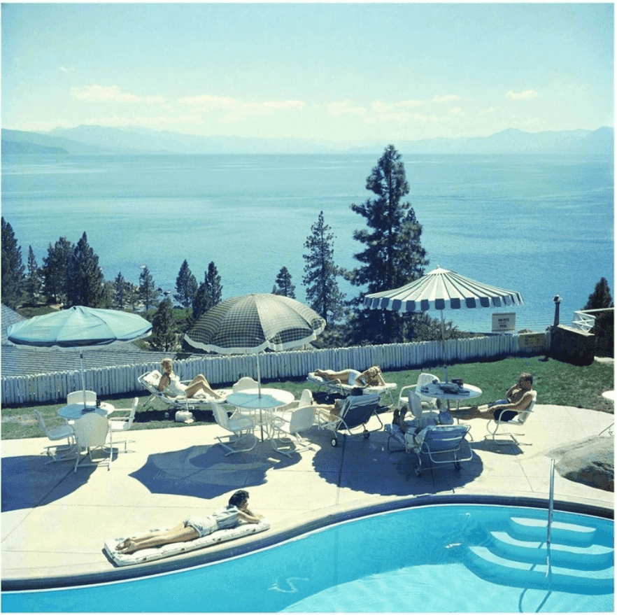Artwork - Relaxing at Lake Tahoe (Medium)