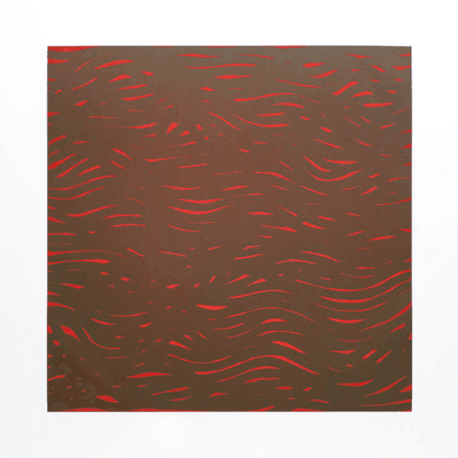 Horizontal Bands (More or Less) Red and Green