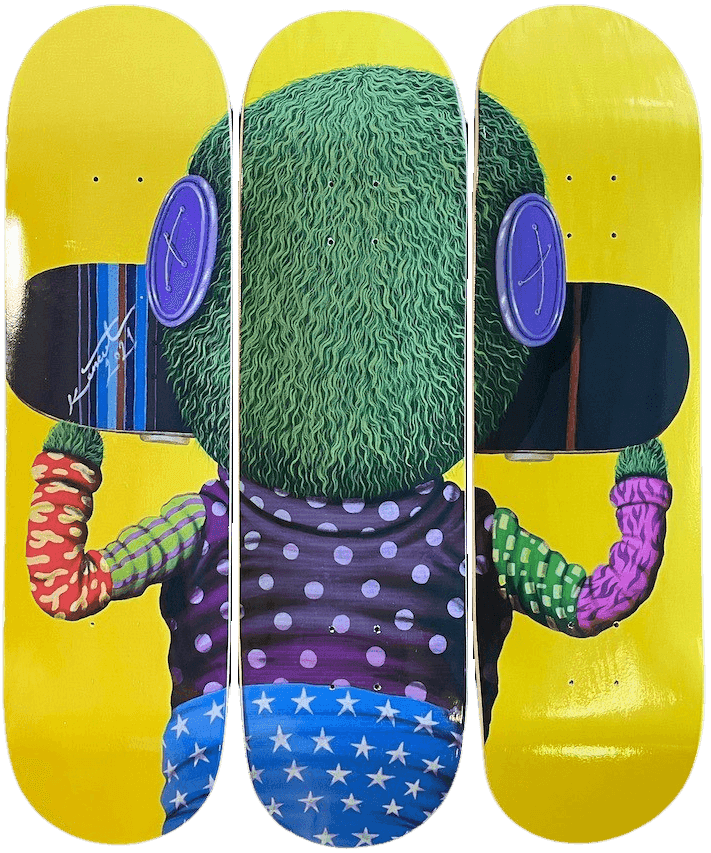 Artwork - Yellow skate boy