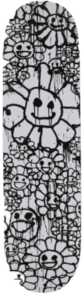 Artwork - Madsaki Flower Skateboard