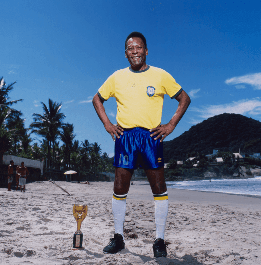 Artwork - Pele in Santos