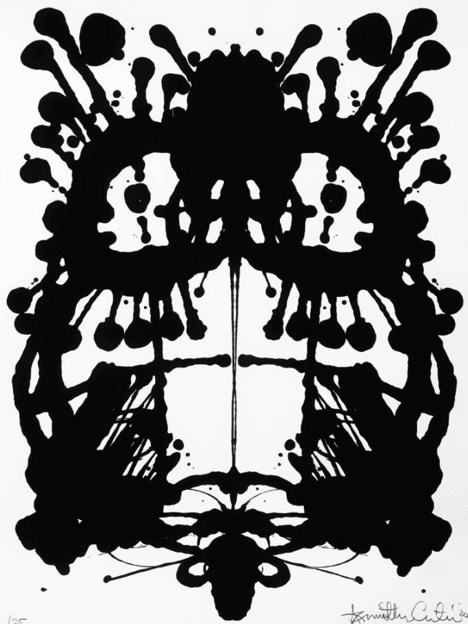 Artwork - Inkblot Face No. 106