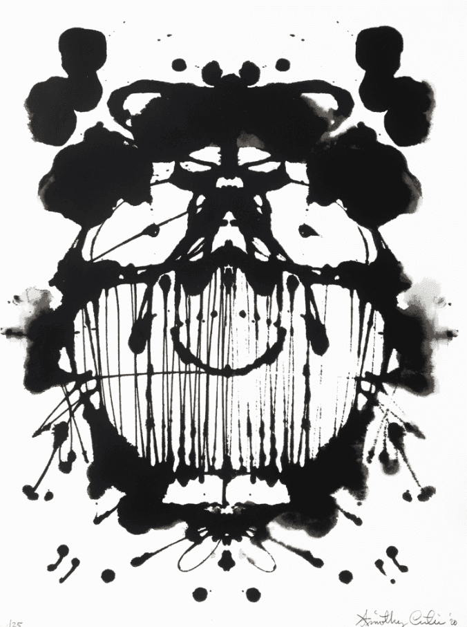 Artwork - Inkblot Face No. 113