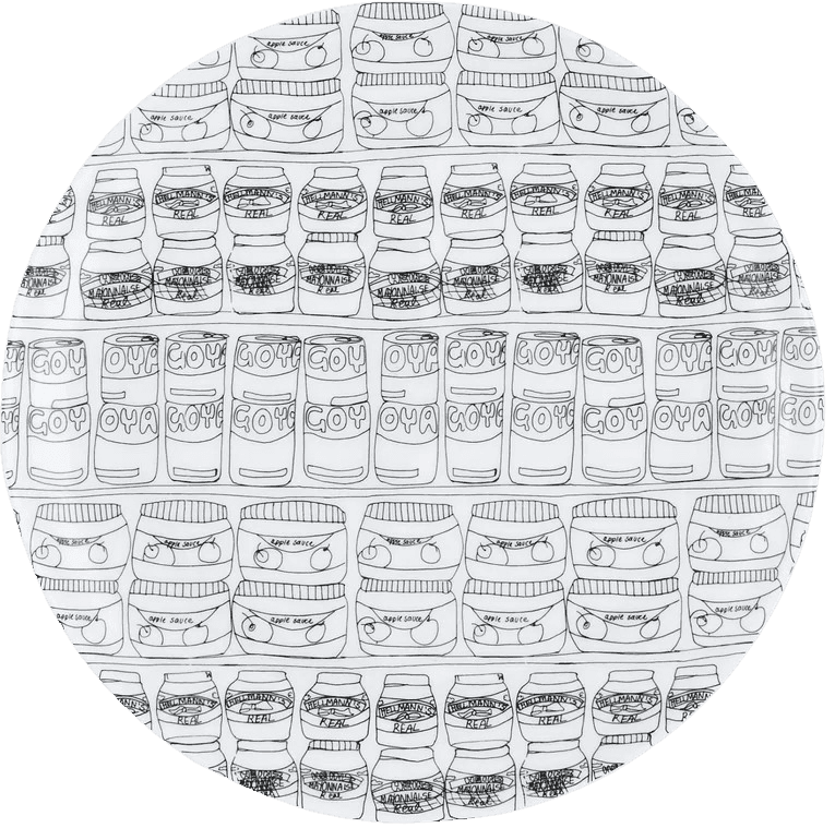 Artwork - Artist Plate Project 2025 (Tschabalala Self)