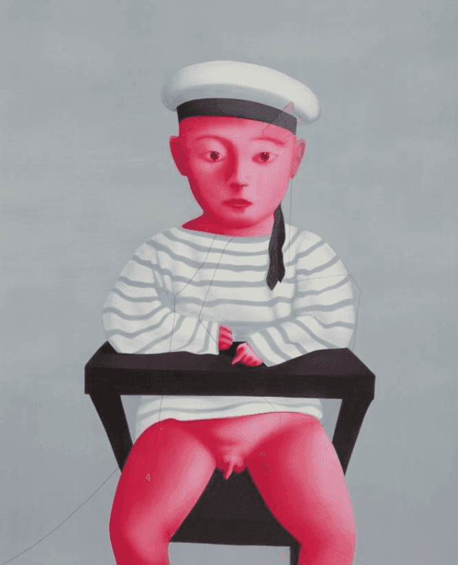 Artwork - Baby in a Sailor Suit