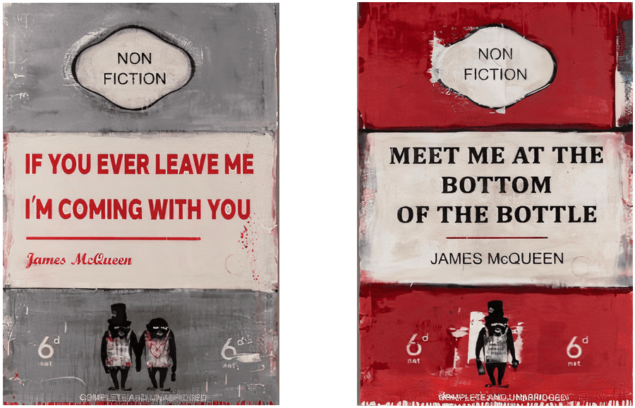 Artwork - If You Ever Leave Me Im Coming With You / Meet Me at the Bottom of the Bottle (Set - Unframed)