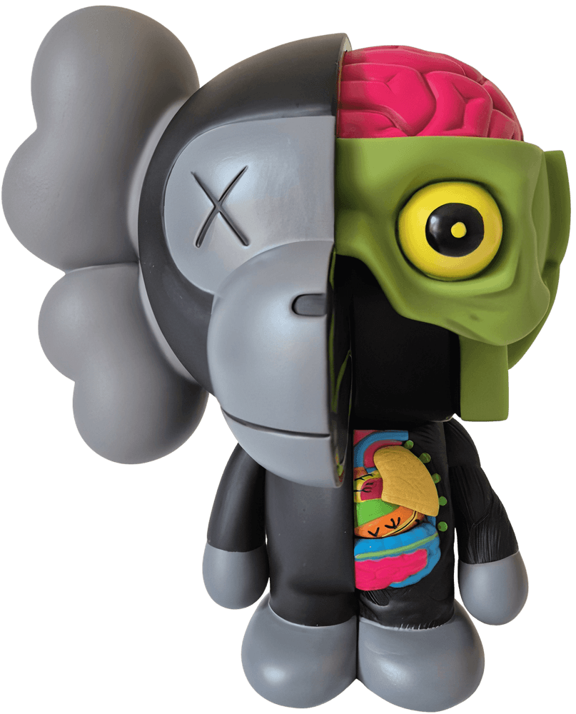 Artwork - Bape Dissected Milo (Black)
