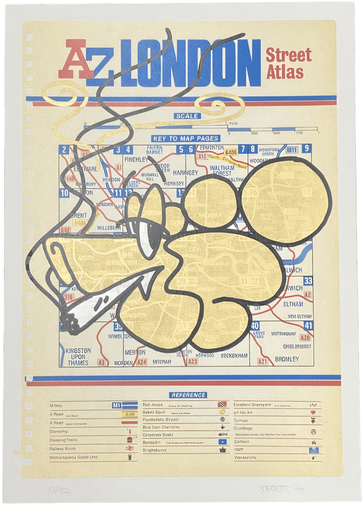 Artwork - Disintegration Loops (Golden Throwup)