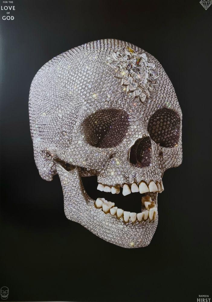 Artwork - For The Love Of God, Black Skull