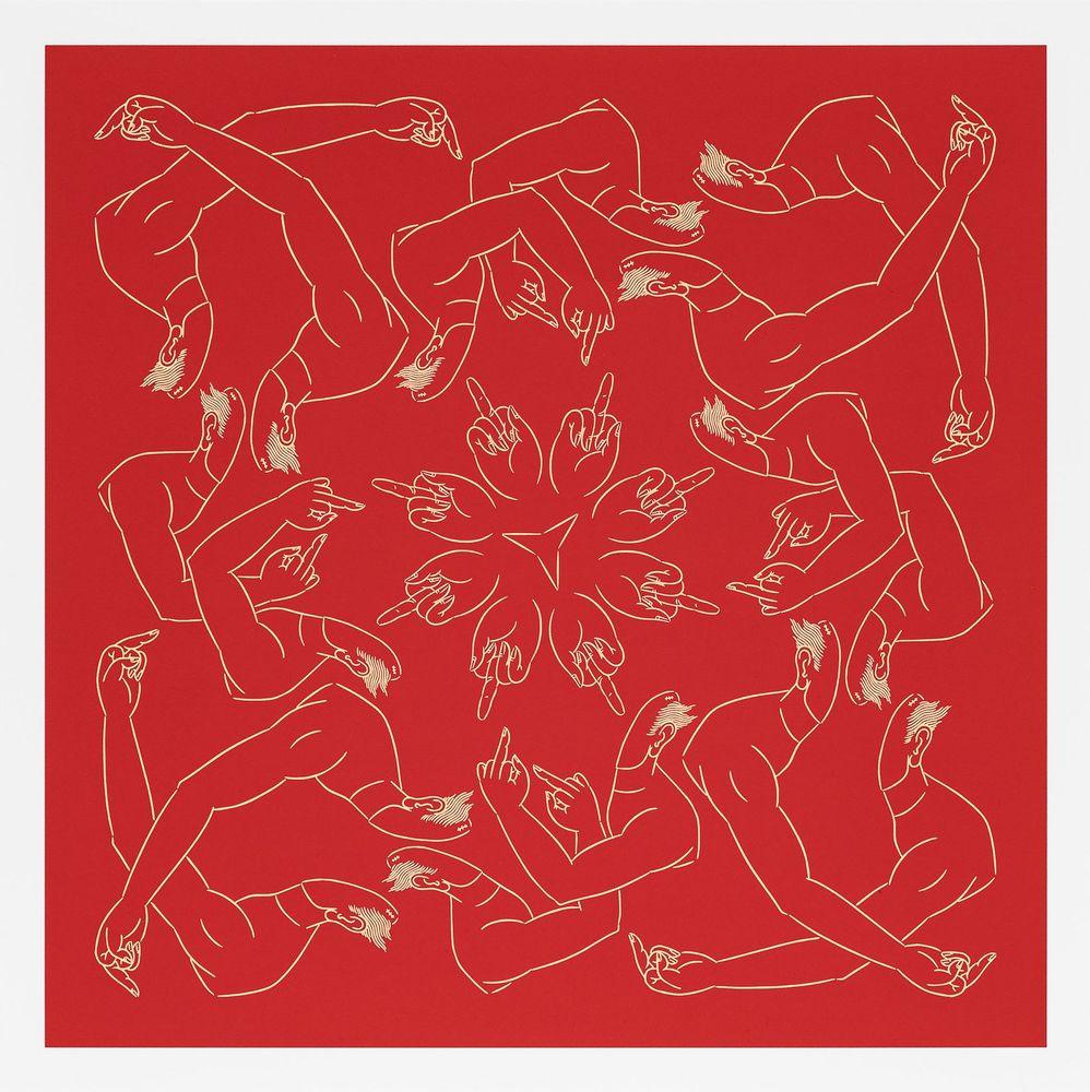 Artwork - Middle Finger in Red