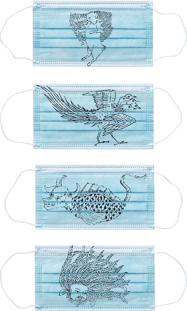 Artwork - Shanhaijing Series (Set of 4 Masks)