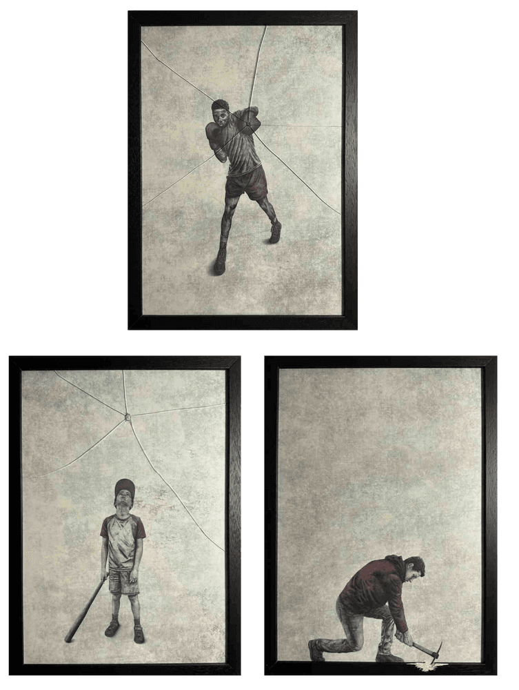 Artwork - Escape, The Boxer, Foul Ball (Set of 3)