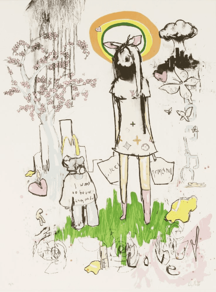 Artwork - Happy Fucked Up Nuclear Girl