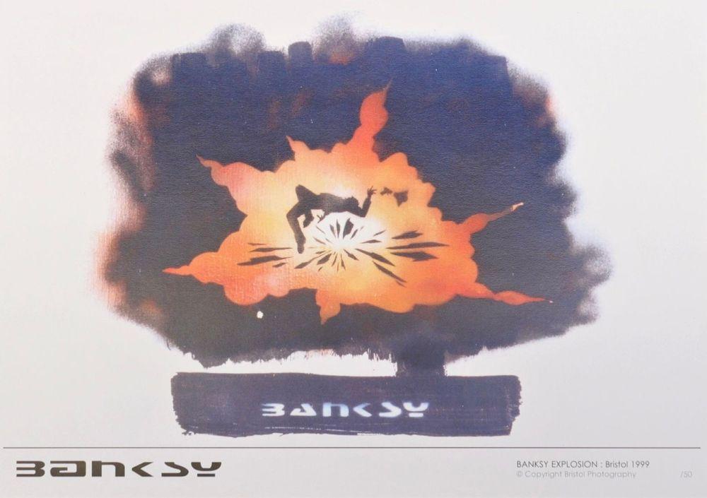 Artwork - Banksy Explosion (Colour Offset Print)