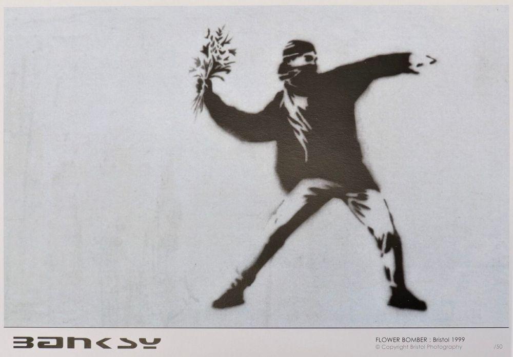 Artwork - Flower Bomber (Colour Offset Print)