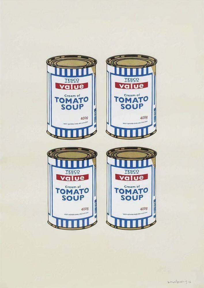 Artwork - Four Soup Cans (Cream)