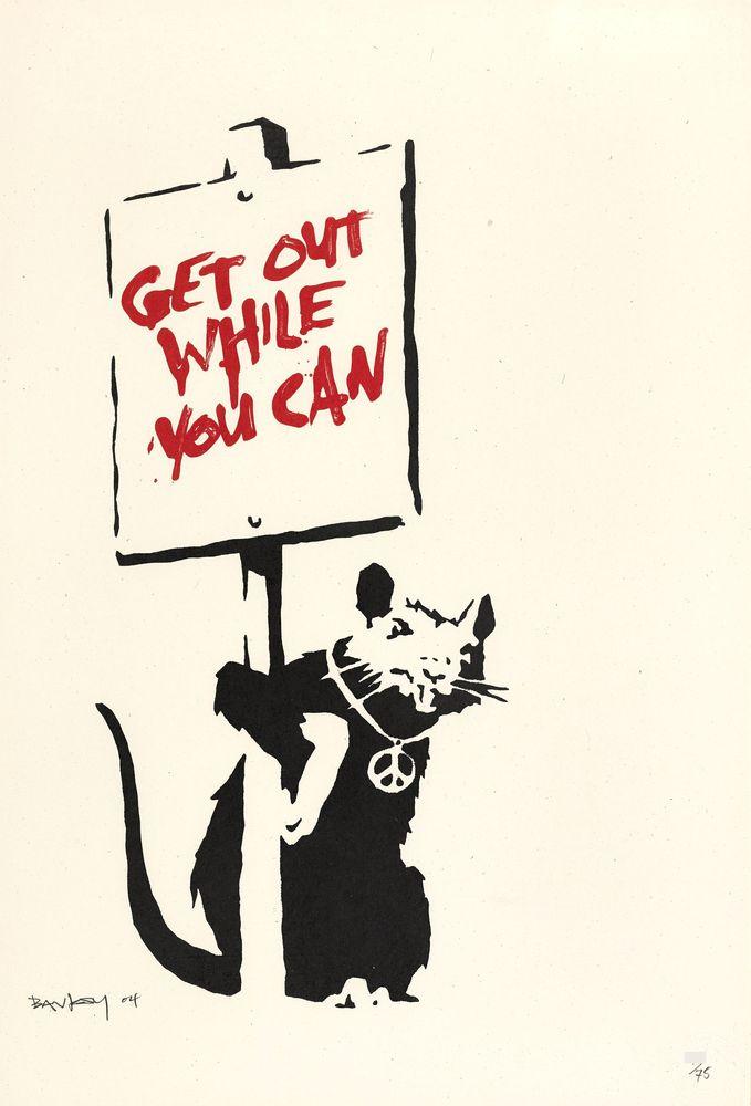 Artwork - Get Out While You Can (Signed)