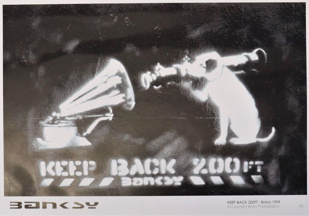 Artwork - Keep Back 200FT (Colour Offset Print)