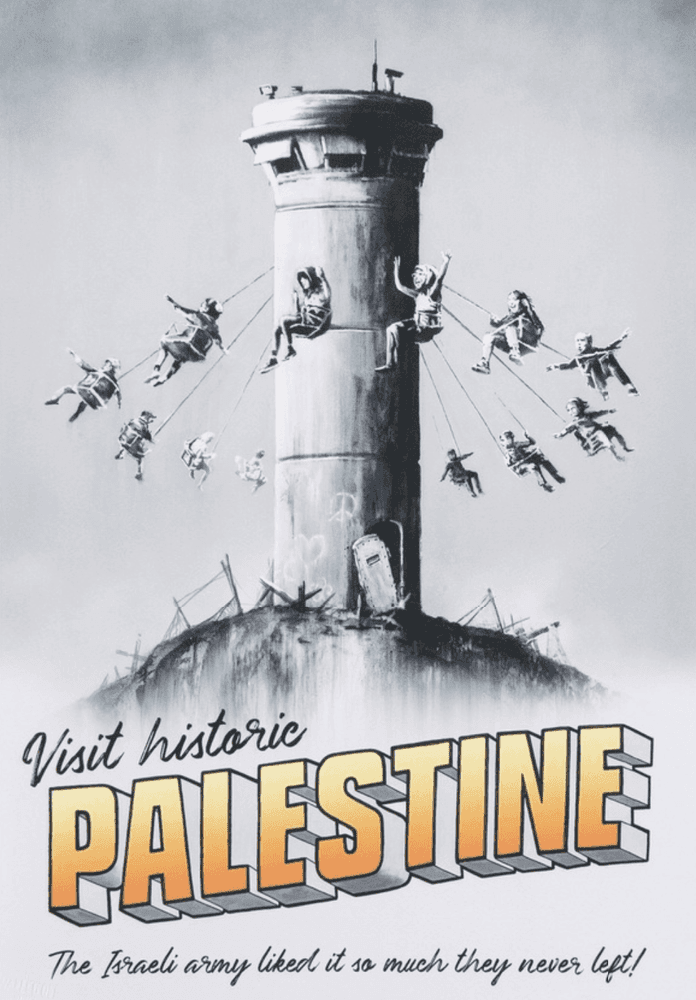 Artwork - Visit Palestine (Walled Off Hotel)