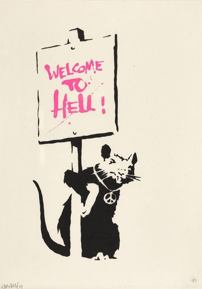 Artwork - Welcome To Hell (Signed) (Pink)