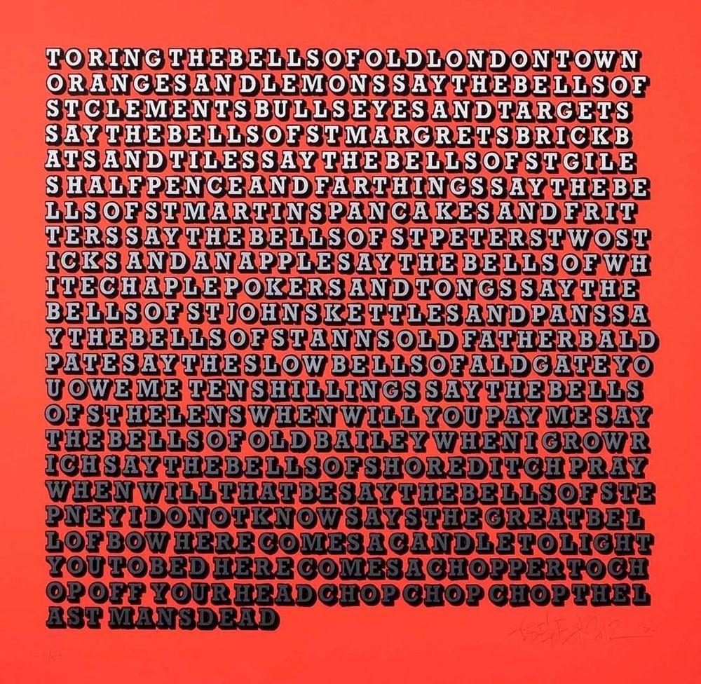 Artwork - Oranges and Lemons (Red / Grey)
