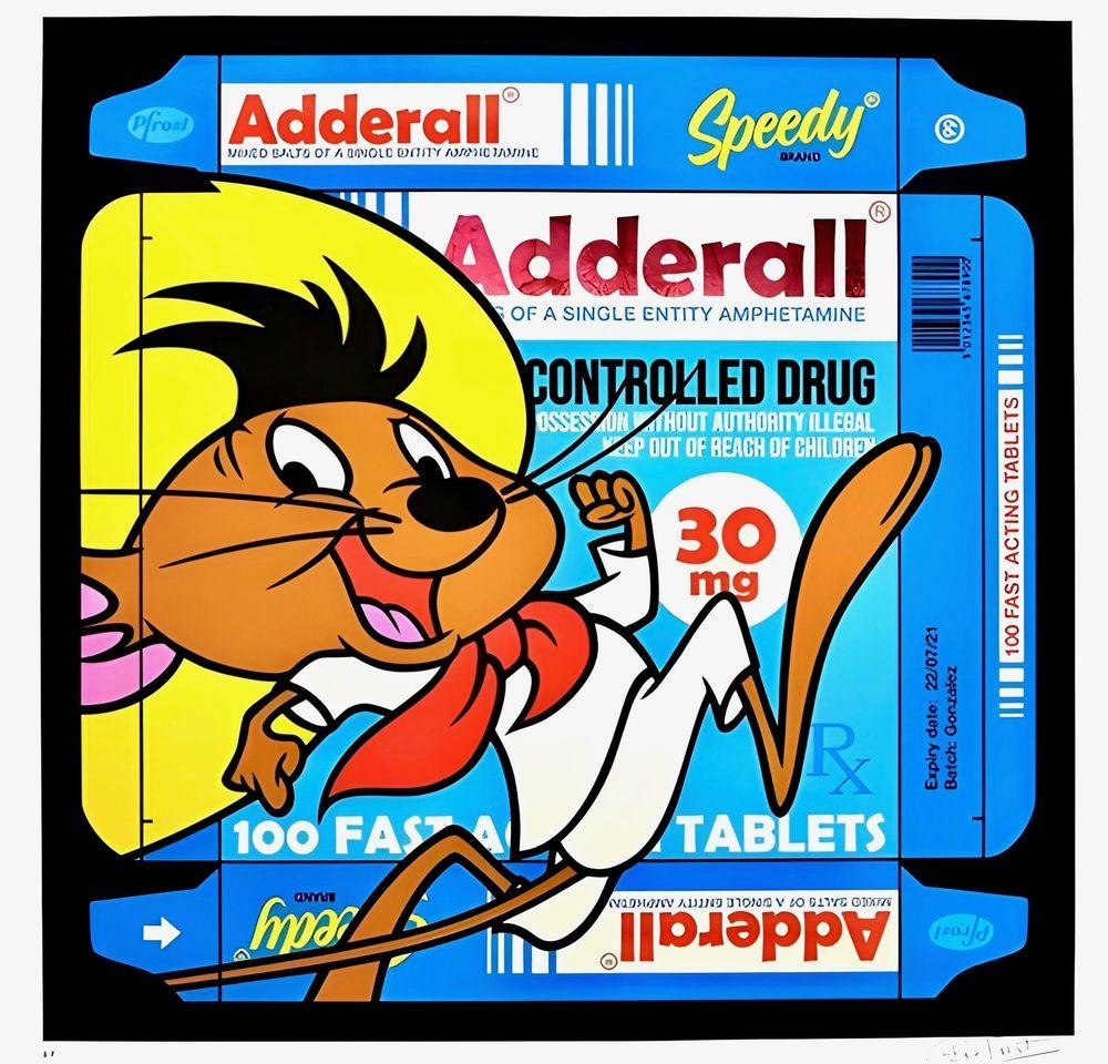 Artwork - Speedy On Adderall (Pink Foil)