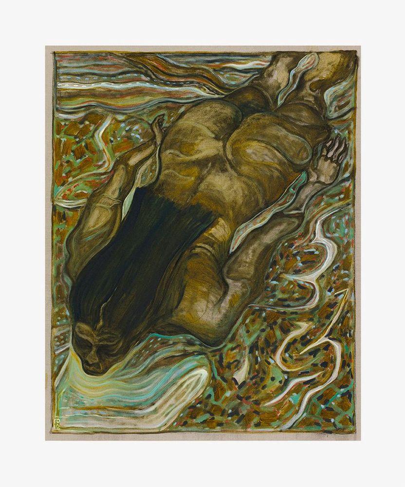 Artwork - Julie Swimming I