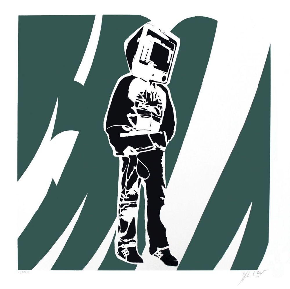 Artwork - Computer Man (Green)