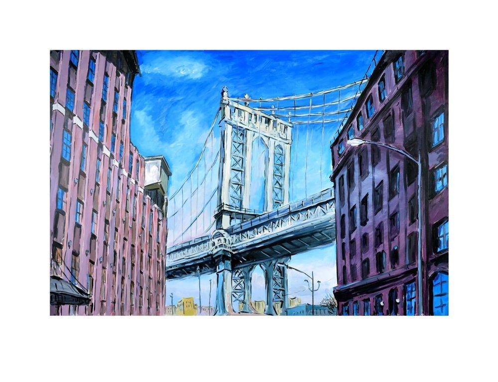 Artwork - Manhattan Bridge, Downtown New York