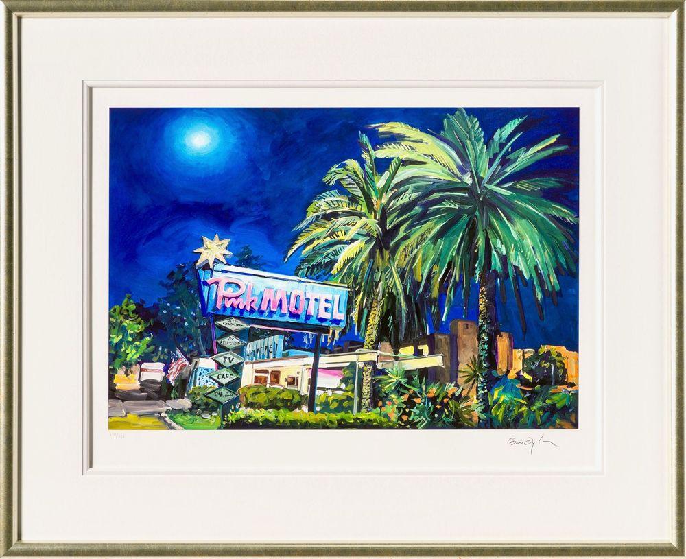 Artwork - Pink Motel (2023) (Framed)