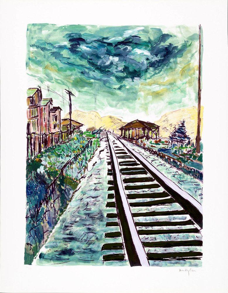Artwork - Train Tracks (2020 - Green)