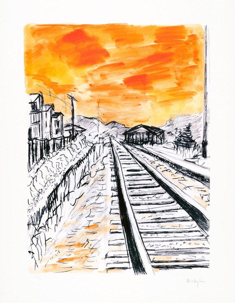 Artwork - Train Tracks (2020 - Orange)