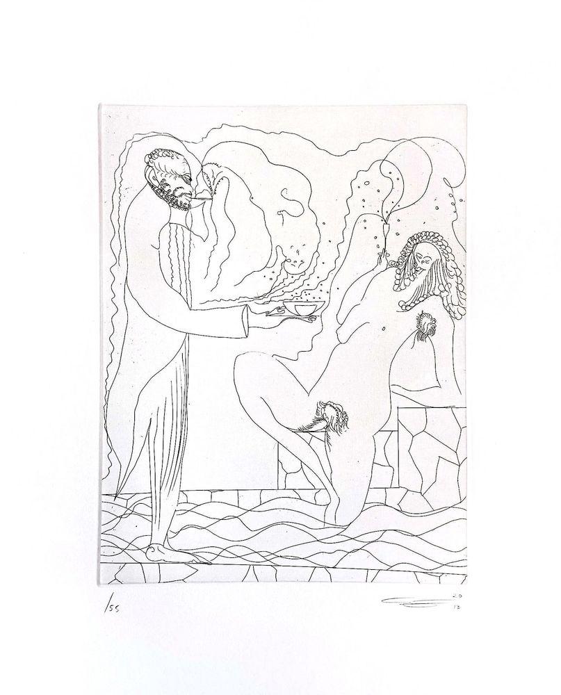 Artwork - Poolside (Etching)