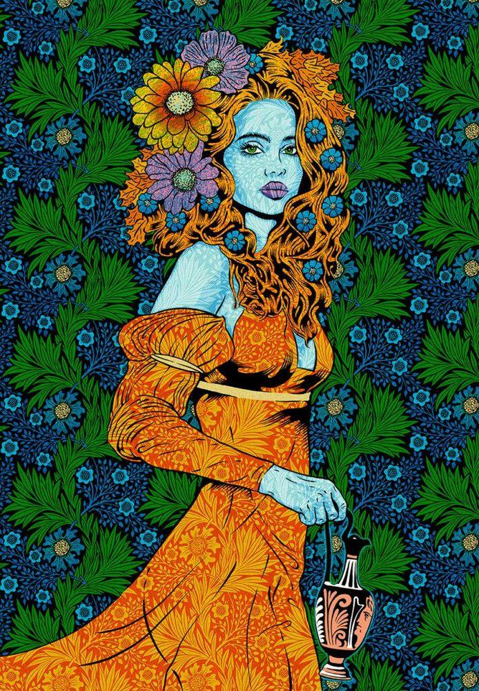 Artwork - The Mystic (Blotter)