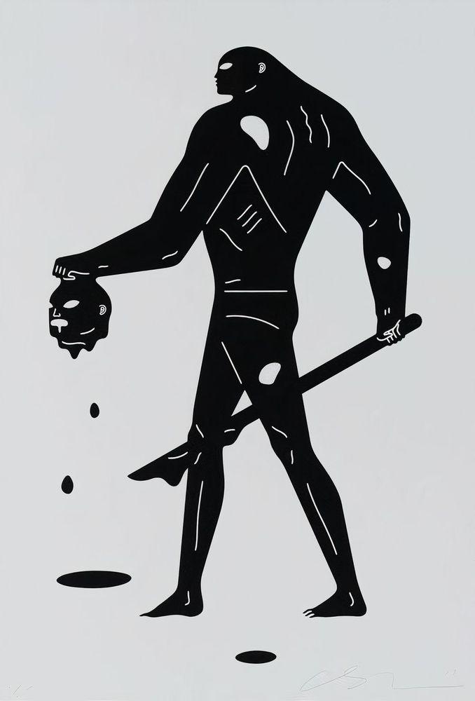 Artwork - Headless Man (Black & White)