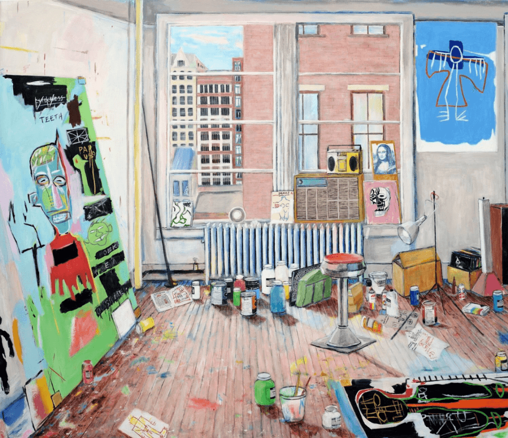 Artwork - Basquiat's Studio in NYC