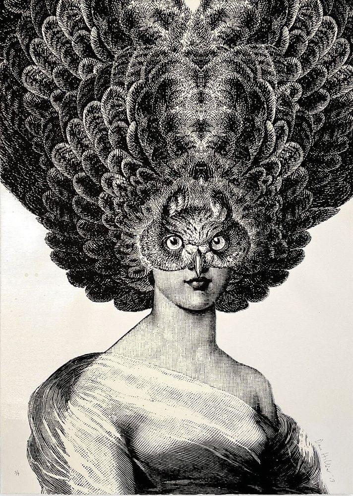 Artwork - Cecilia Huntress – White Foil