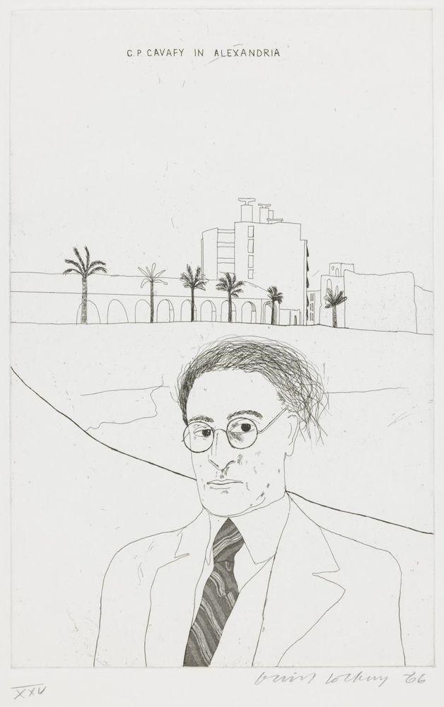 Artwork - Portrait Of Cavafy In Alexandria