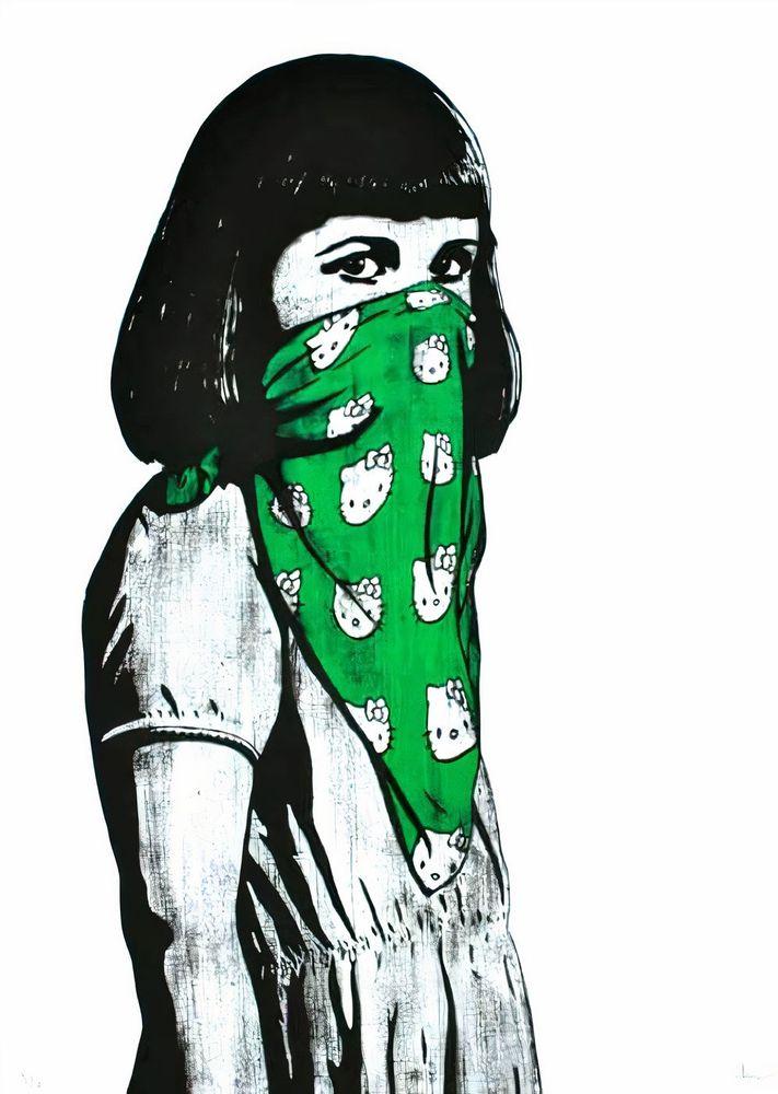 Artwork - Kitty-Riot-(Green)