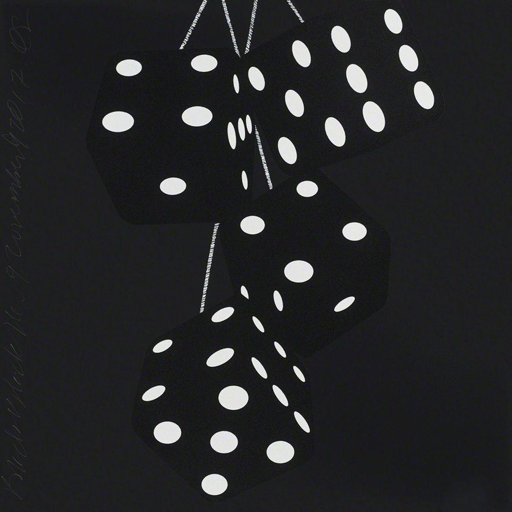 Artwork - Black Black Fuzzy Dice
